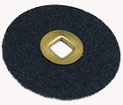 Water Proof BRASS CENTER SILICON CARBIDE DISC 7/8\"(22mm) fine grit 100 pcs