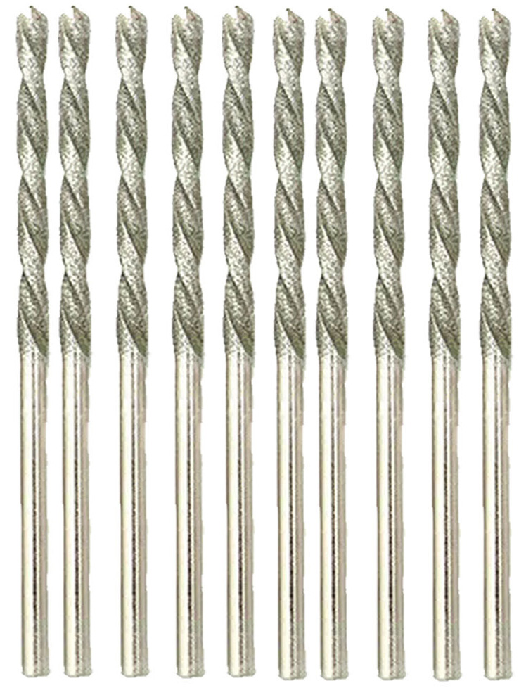 SINTERED DIAMOND TWIST DRILL, 3.0mm pack of 10