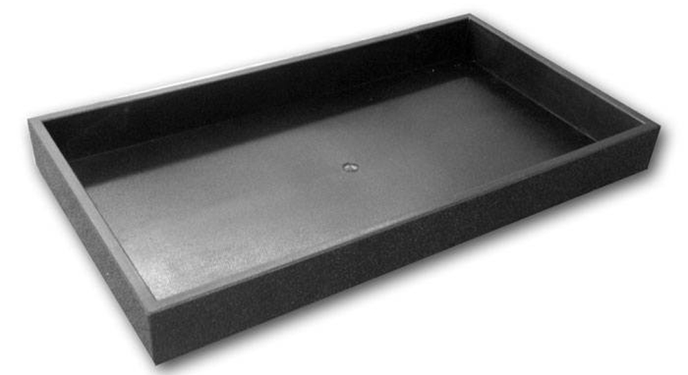 1\" STACKABLE TRAY Black