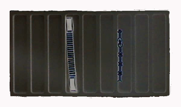 U-PINS SILVER color, box of 1000 - Click Image to Close