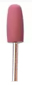 ACRYLIC POLISHER MOUNTED BULLET PINK, Fine 24mm(h)x10mm(w)