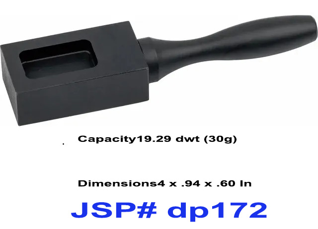 Graphite ingot mold 30 gram capacity