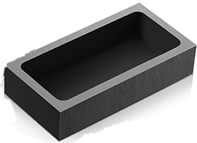 graphite ingot mold2000g gold capacity105x40x30