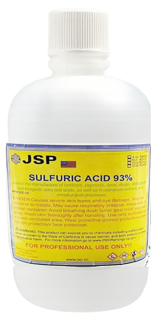 SULFURIC ACID 66be 96% UPS SHIPPABLE 1 liter