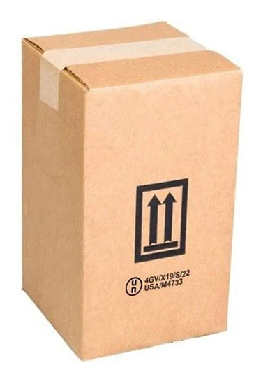 SPECIAL U.S. DOT Approved box to ship one 1/2 Liter bottle of Nitric acid