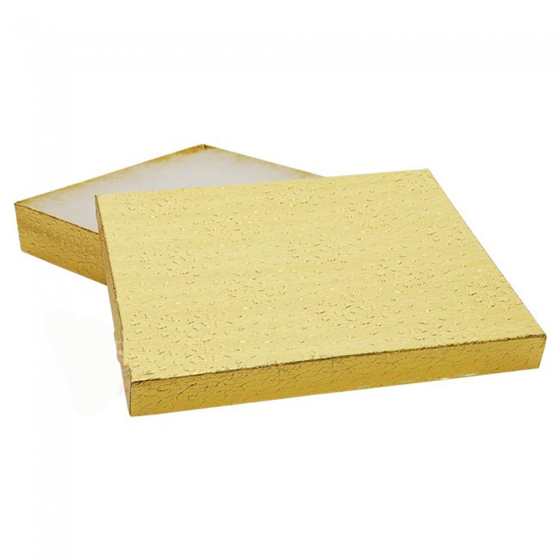 COTTON FILLED BOXES GOLD, 6\"X5\"X1\" #65