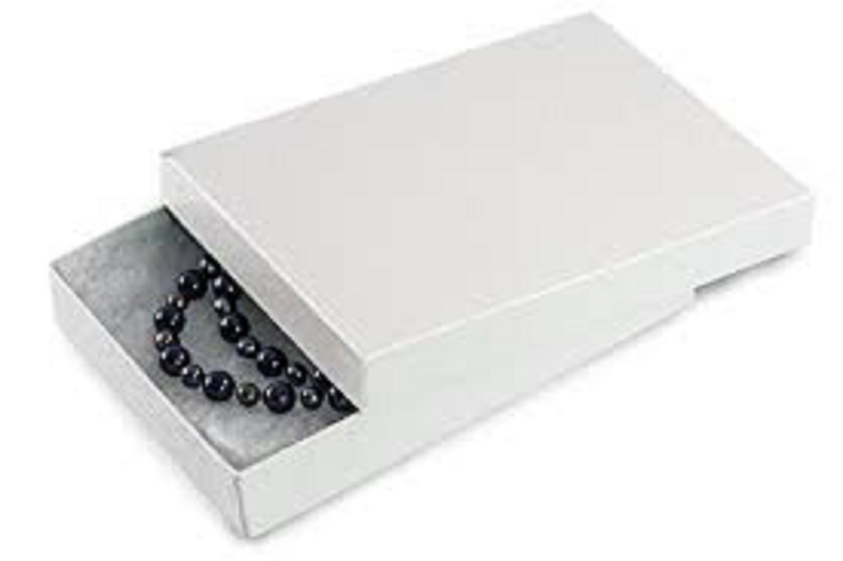 COTTON FILLED BOXES WHITE,3\"X2\"X1.06\" #32