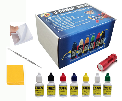 U-NAMEL®, 7 colors + led PRO Kit - Click Image to Close