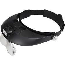 5 Lens Binocular Visor with dual LED(black) - Click Image to Close