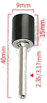 Mandrel For No Lap 2.35mm 9.5mm wide pak of 25