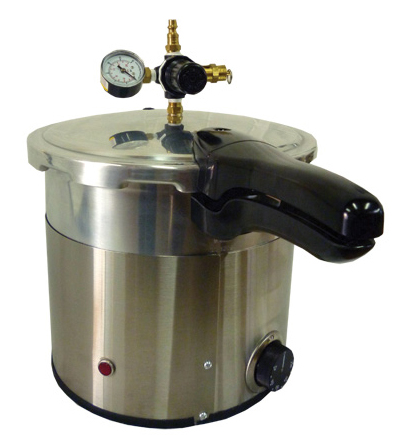 Dental Curing Pot, Stainless Steel 8 Qts Gas heated