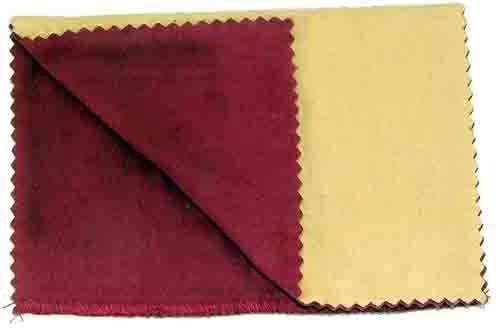 ROUGE CLOTH, PROFESSIONAL 14\" X 11.5\"red/yellow EXTRA ROUGE