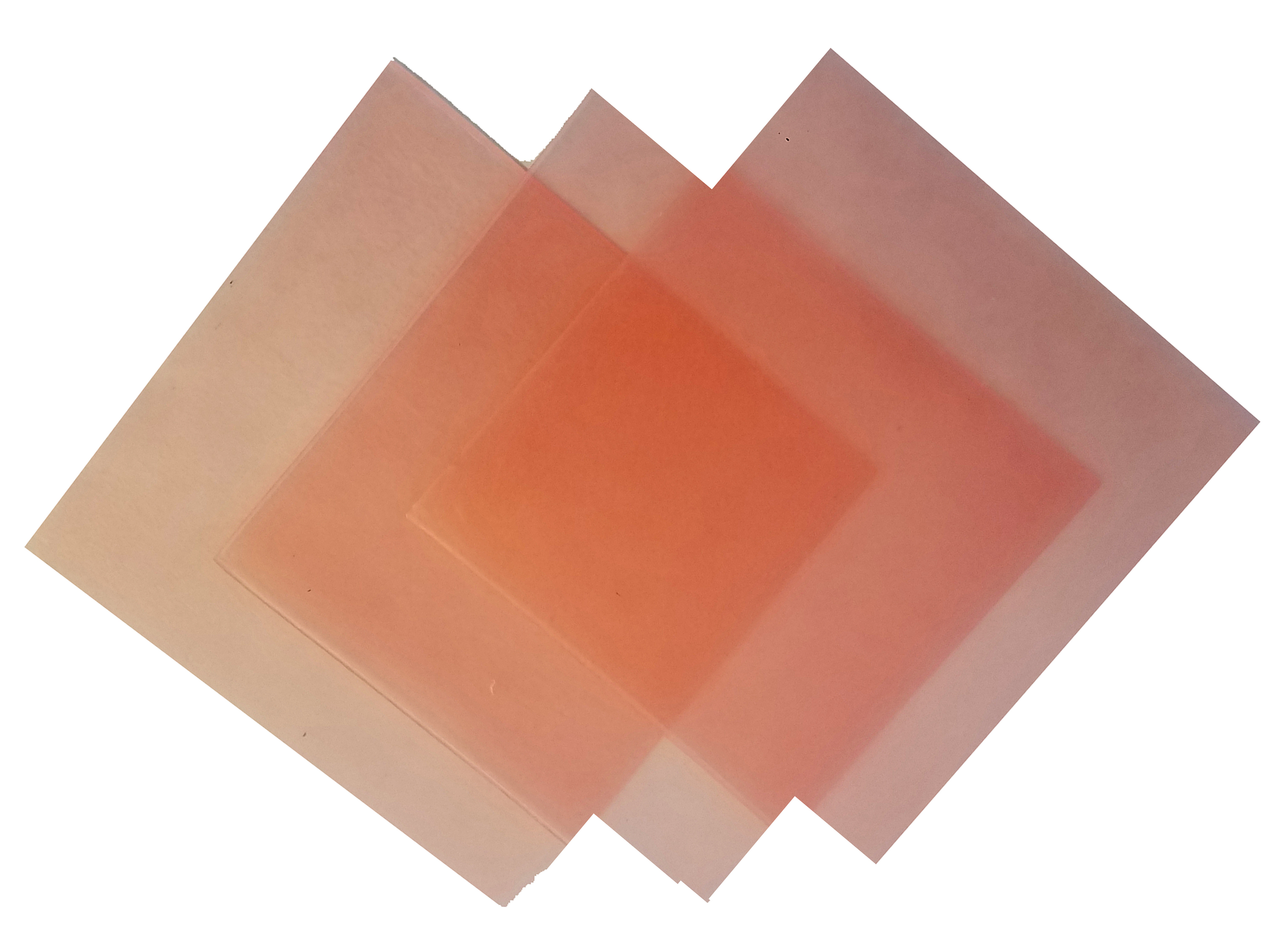 4\"x4\" sheet wax 20 gauge pink