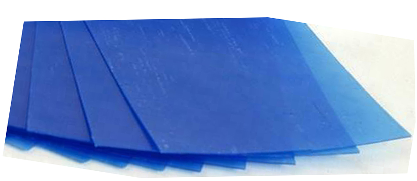 4\"x4\" sheet wax 22 gauge blue